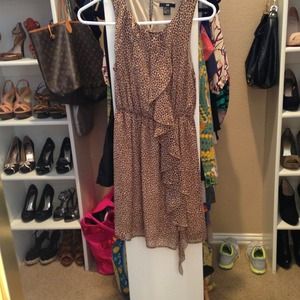 Leopard sleeveless dress. Worn once!