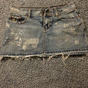 ***SOLD ~ BUNDLE** Abercrombie skirt, sheer blouse