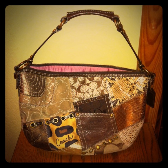 Coach handbag-patchwork - Picture 1 of 4