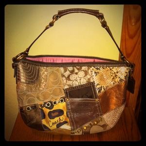 Coach handbag-patchwork