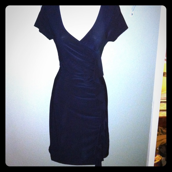 Navy blue dress :))