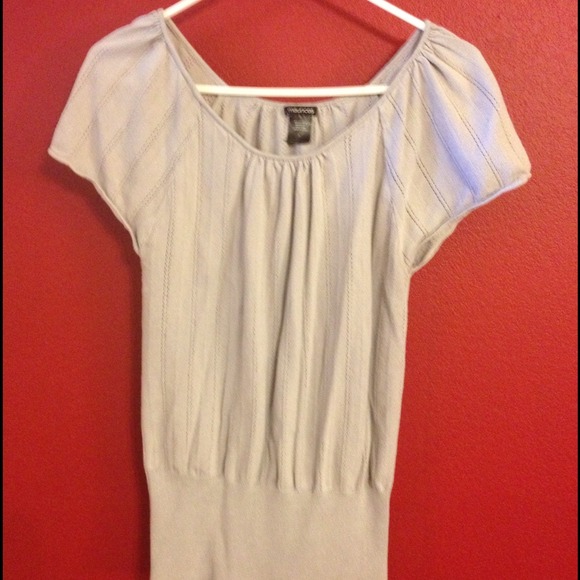 Gray Cotton Blouse
