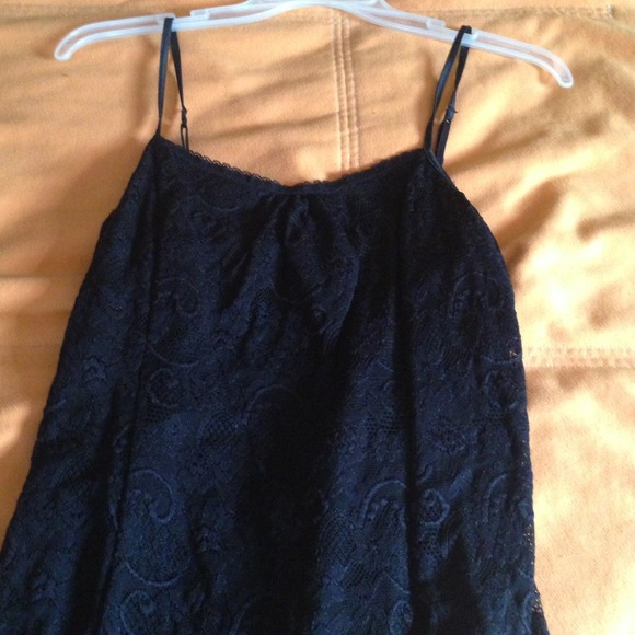 Express black lace cami