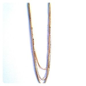 Gold earrings/necklace!