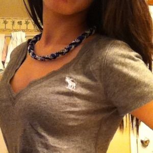Abercrombie and Fitch grey shirt