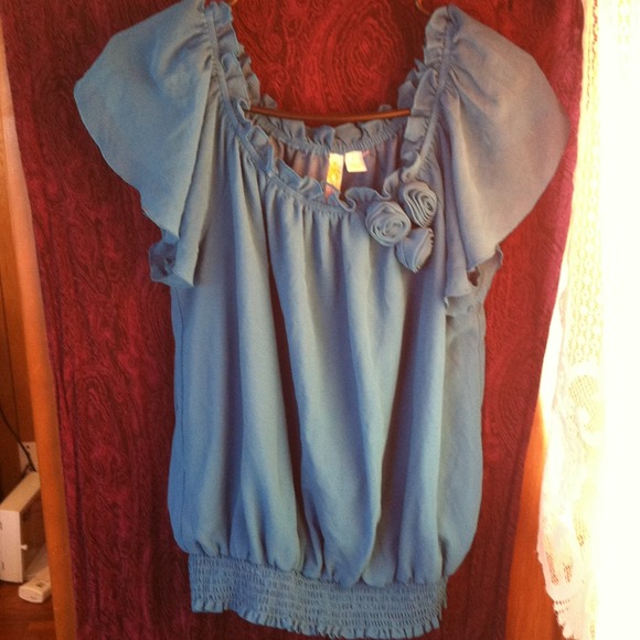 Blue dress shirt