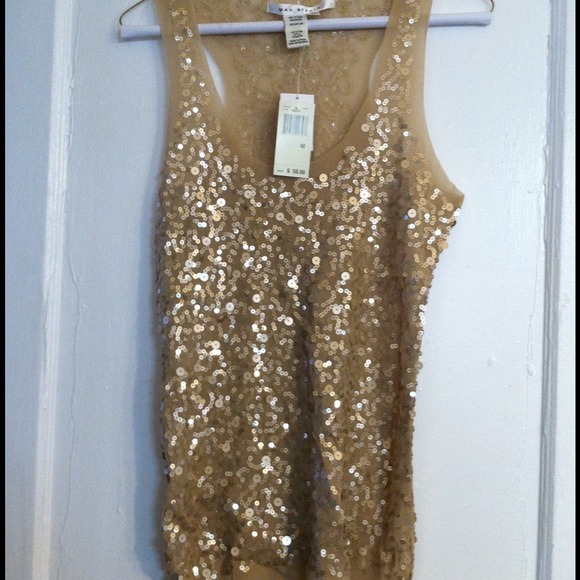 Bronze Sequin Tank... Maxx Studio SOLD..SOLD