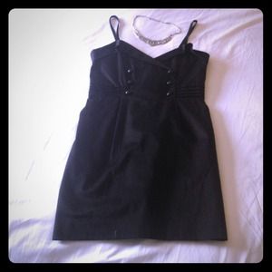 Juicy Couture Black Tuxedo Style Dress