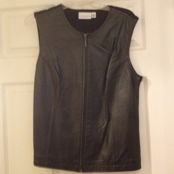 Leather vest
