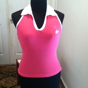 Aeropostale Nwt preppy halter top w/collar