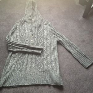 Hooded Gray sweater