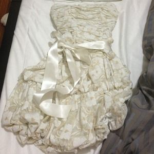 White short dress