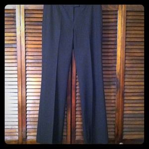 Black (Light Silver Pinstripe) Slacks