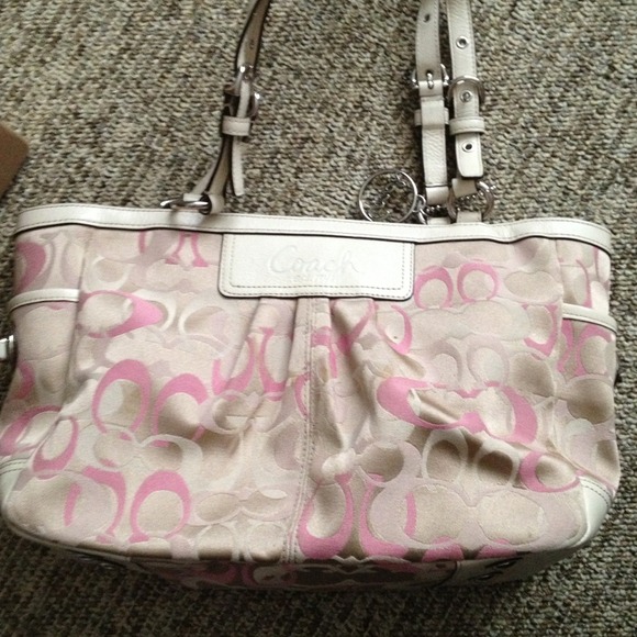 Barely used pink Coach bag