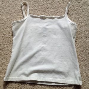 $5 SALE Gap white spandex adjustable strap tank