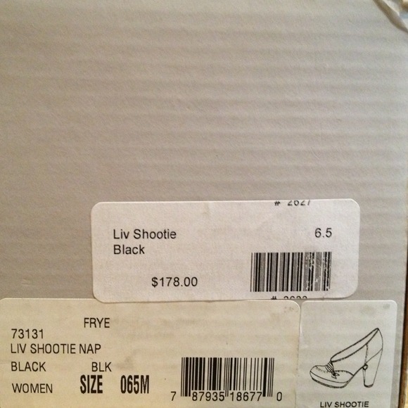 FRYE Liv Shootie Black Leather&Suede platform pump - Picture 4 of 4