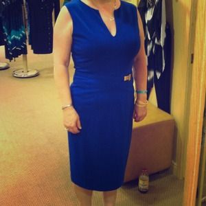 Cobalt blue dress