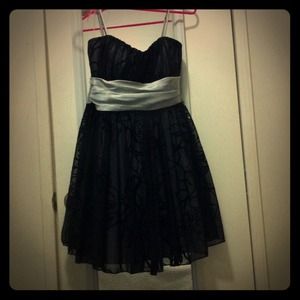 Black and Silver Speechless Dress