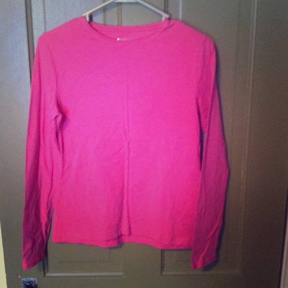 Pink long sleeved shirt