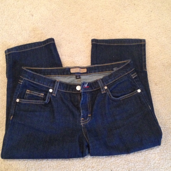 Sold - Tommy Hilfiger dark wash capris pants