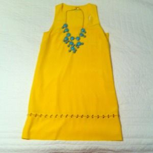 Bundle!! Yellow shift dress, size Small