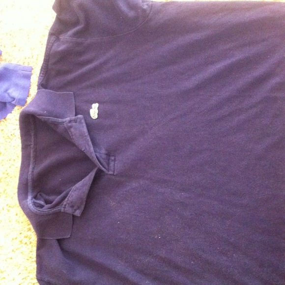 Blue Lacoste shirt