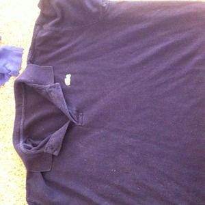 Blue Lacoste shirt