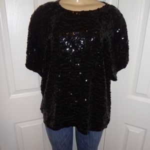 Vintage sequins plus size top! Size 18