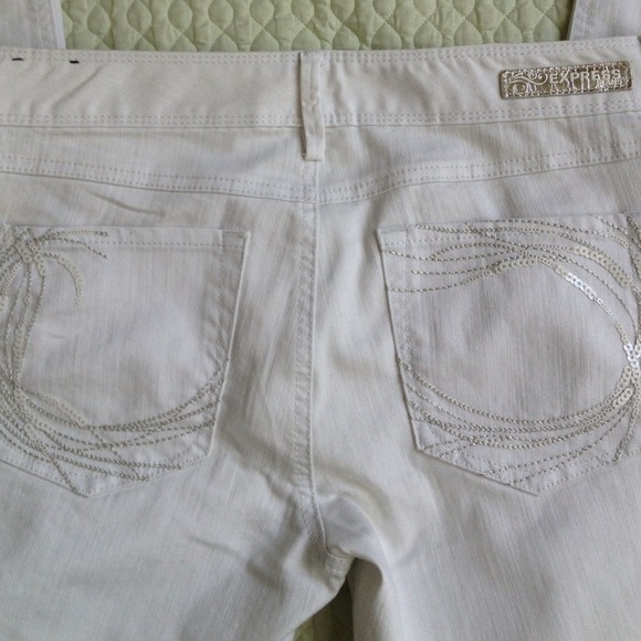 Express Zelda jean leggings 6