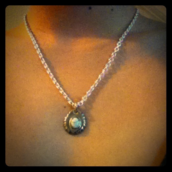 BUNDLE Silver necklace and gold pendant