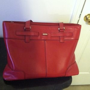 Handbag/Laptop leather carrying bag