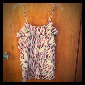 Polyester layered Candies tank. Never worn!!