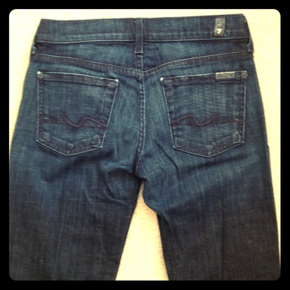 7 for all Mankind Denim - 7 for all mankind straight leg jeans