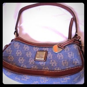 Dooney & Bourke small handbag/purse, denim, cute