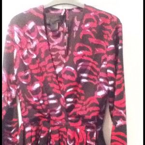 Kardashian Kollection print blouse