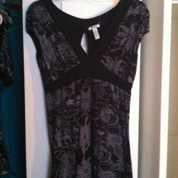 Beautiful black floral dress