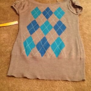 Long waisted ss sweater