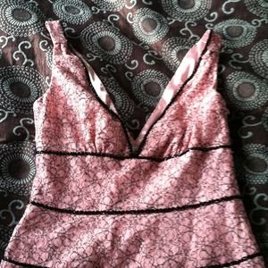 ✂Reduced✂Shelli Segal pink lace dress