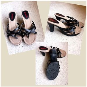 Black sandals  NWOT 