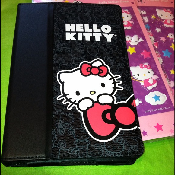 Sanrio Other - 💟REDUCED💟Hello Kitty Kindle Fire Case & stickers
