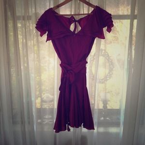 Dark Pink Spring Dress