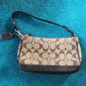 Authentic brown Coach purse