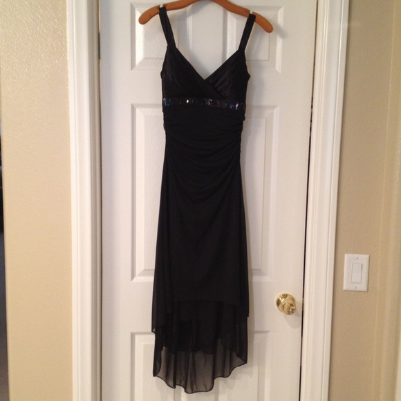 Black cocktail dress
