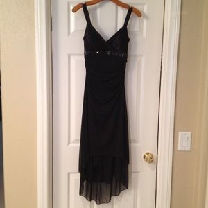 Black cocktail dress