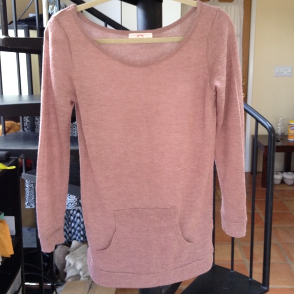 ❌SOLD IN BUNDLE❌ Dark Peach Tunic Sweater Top