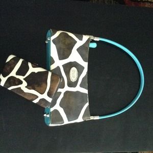 💥Sold in bundle 💥Faux animal purse & wallet