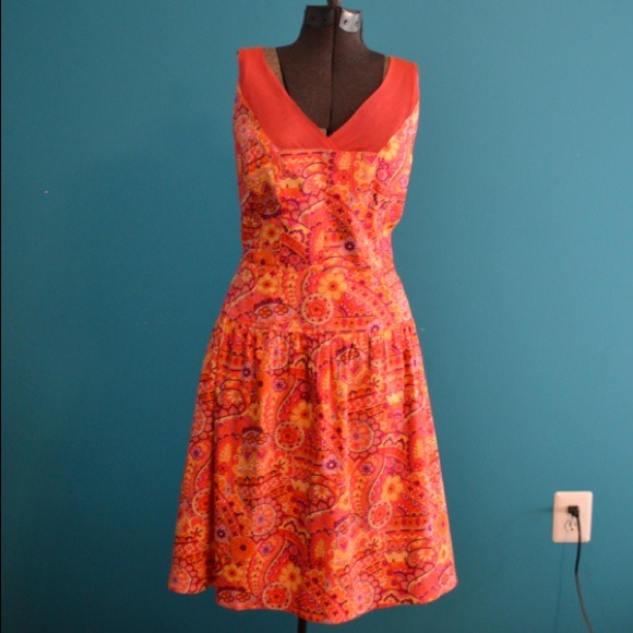Kay Unger spring floral dress