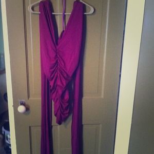 Purple Sleek 6 in 1 top, tunic, or dress