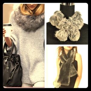 NWOT Faux Fur Scarf