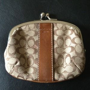 Authentic Coach Coin Pouch